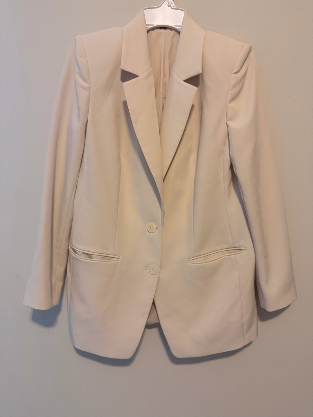 Express Cream Two-Button Women's Blazer